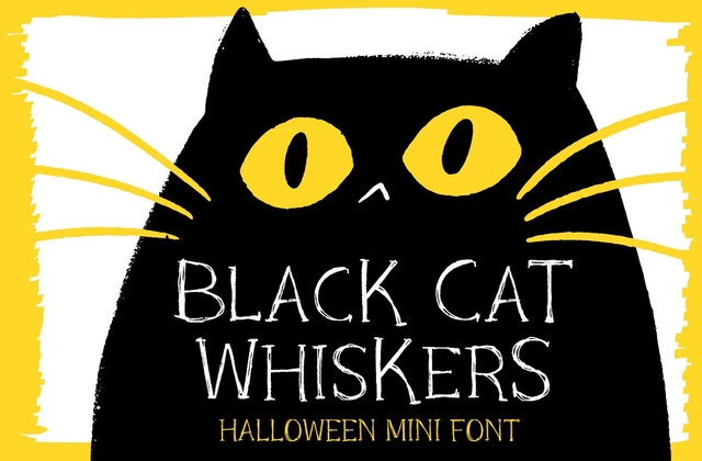 Police Black Cat Whiskers